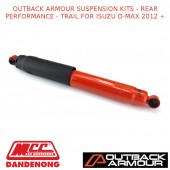 OUTBACK ARMOUR SUSPENSION KITS - REAR PERFORMANCE-TRAIL FITS ISUZU D-MAX 2012 +
